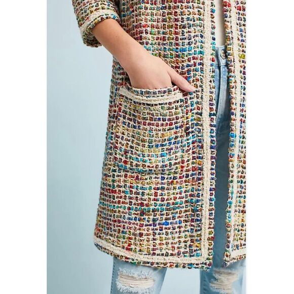 Ettiwa Anthropologie Tweed Berwyn Jacket - Picture 4 of 9